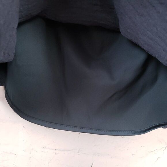 Helmut Lang Dress Size S Deep Teal Blue Green Shift Lined Designer - Picture 6 of 8